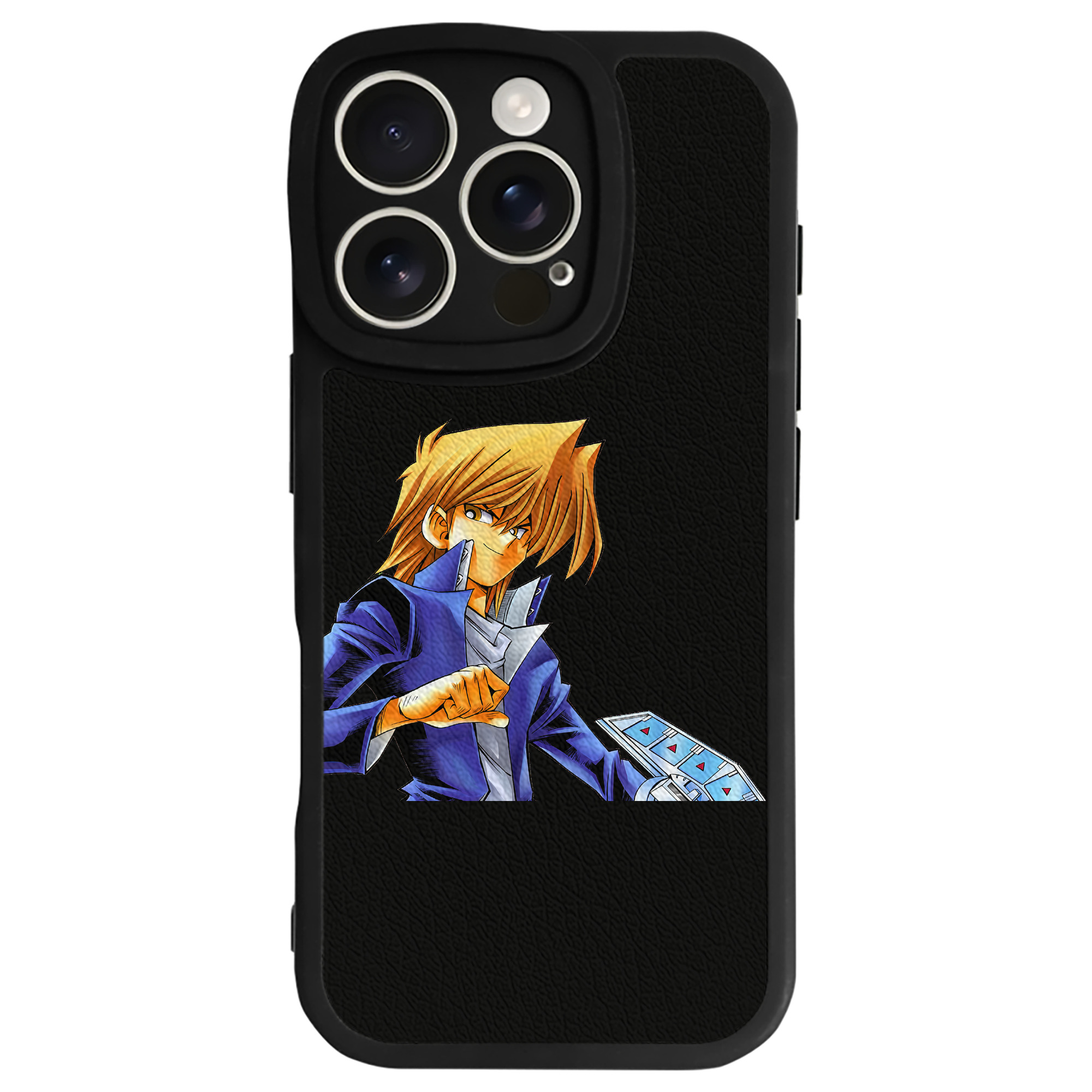 遊☆戯☆王 Yu-Gi-Oh! 【iPhone 16シリーズ対応】シリコンスマホケース（レザー調） 材質：シリコン